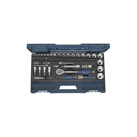 Garant 65 Pc 1/4 inch , 1/2 inch Drive Socket Set, with Surface Drive, 6 pt, 4 mm to 34 mm 630023 SD